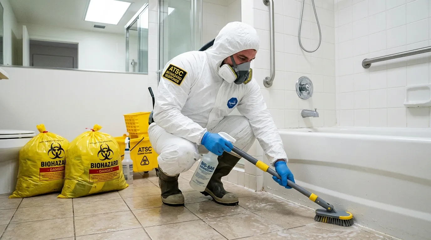 Decontamination equipment deployed for Blood Cleanup in Zimmerman